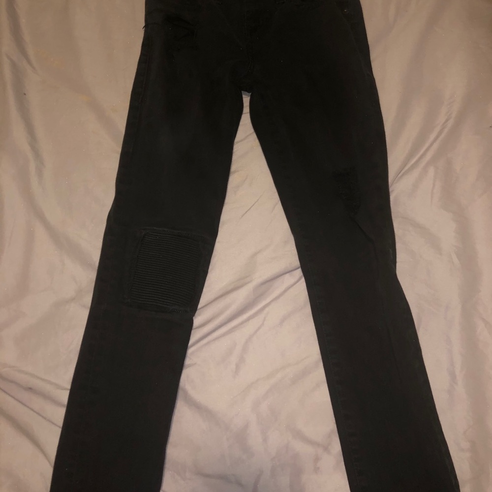 True religion black skinny jeans.